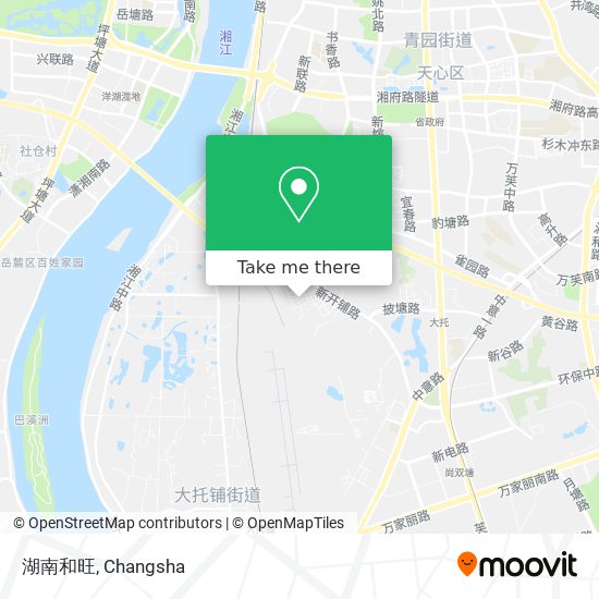 湖南和旺 map