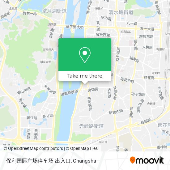 保利国际广场停车场-出入口 map