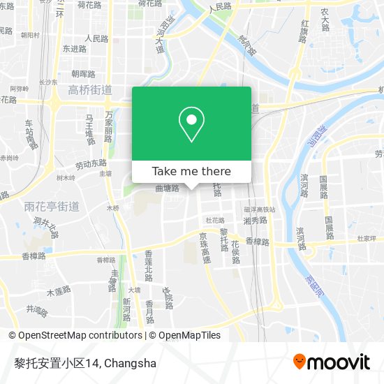 黎托安置小区14 map