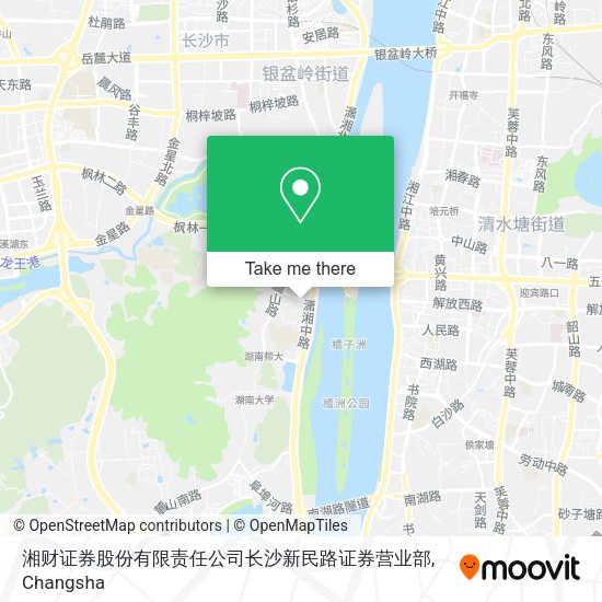 湘财证券股份有限责任公司长沙新民路证券营业部 map