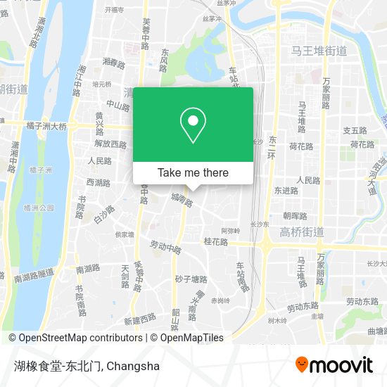 湖橡食堂-东北门 map