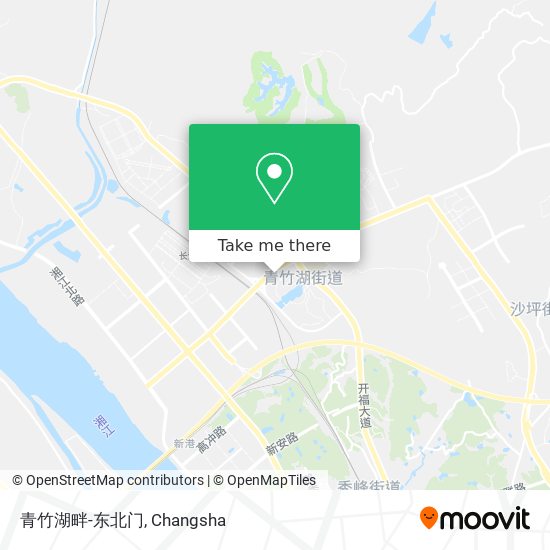 青竹湖畔-东北门 map