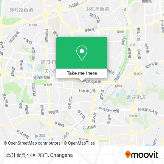 高升金典小区-东门 map