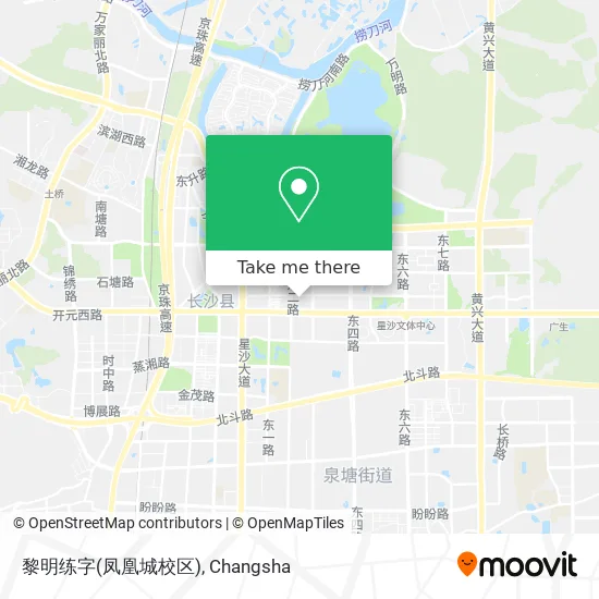黎明练字(凤凰城校区) map