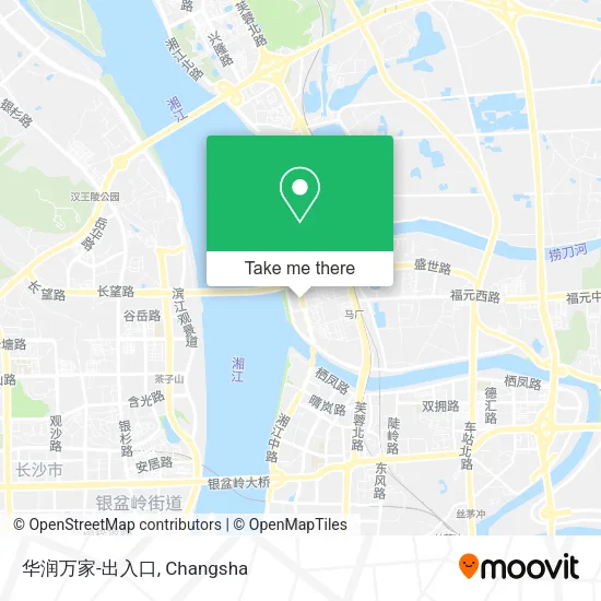 华润万家-出入口 map