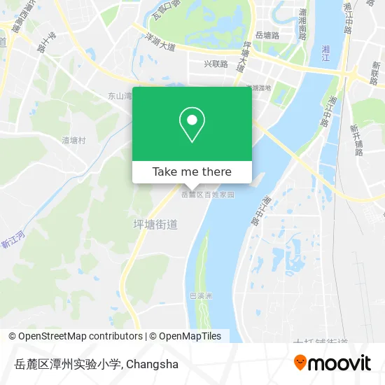 岳麓区潭州实验小学 map