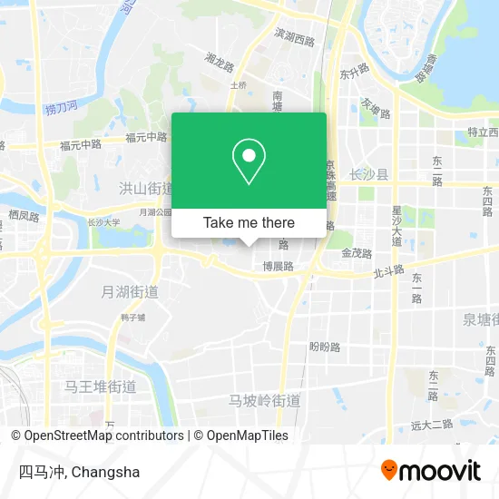 四马冲 map