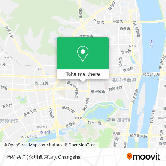 清荷茶舍(永琪西京店) map