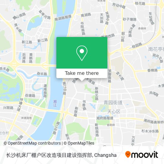 长沙机床厂棚户区改造项目建设指挥部 map