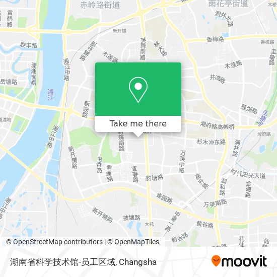 湖南省科学技术馆-员工区域 map