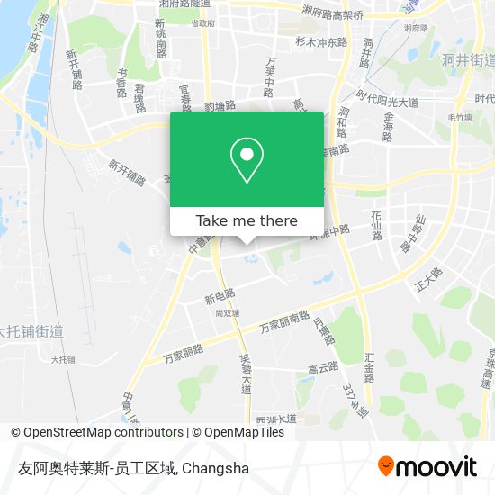 友阿奥特莱斯-员工区域 map