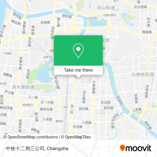 中铁十二局三公司 map