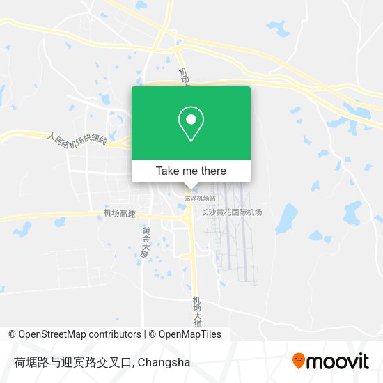 荷塘路与迎宾路交叉口 map