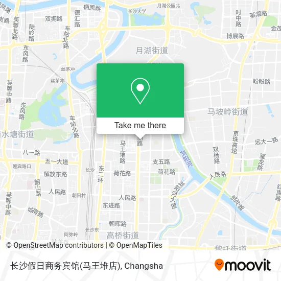 长沙假日商务宾馆(马王堆店) map