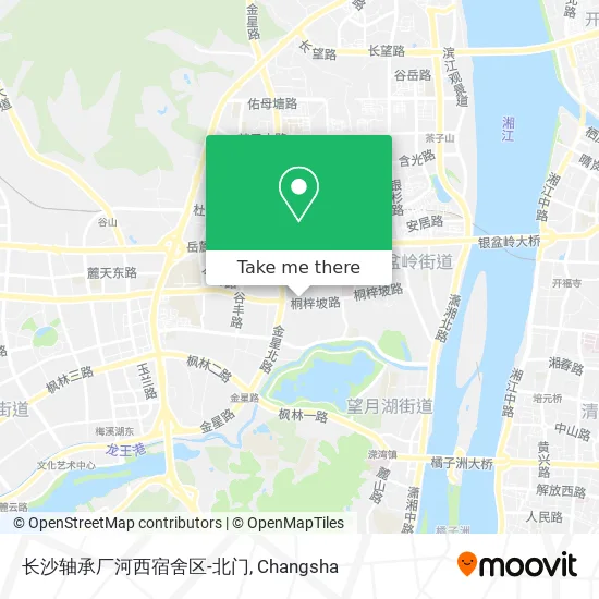长沙轴承厂河西宿舍区-北门 map