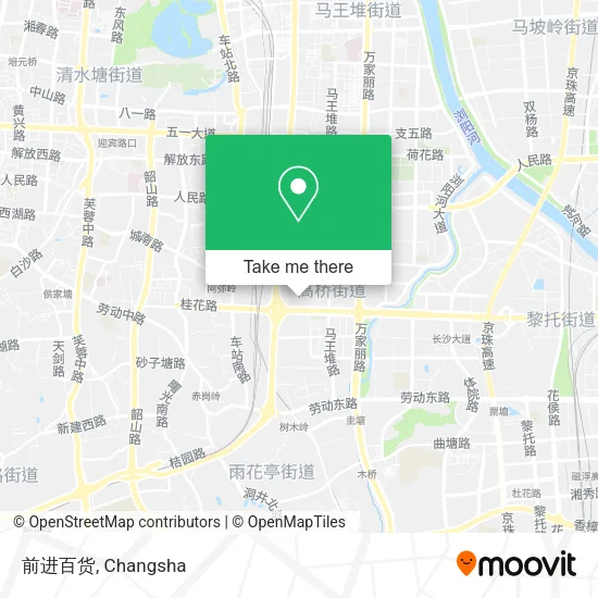前进百货 map