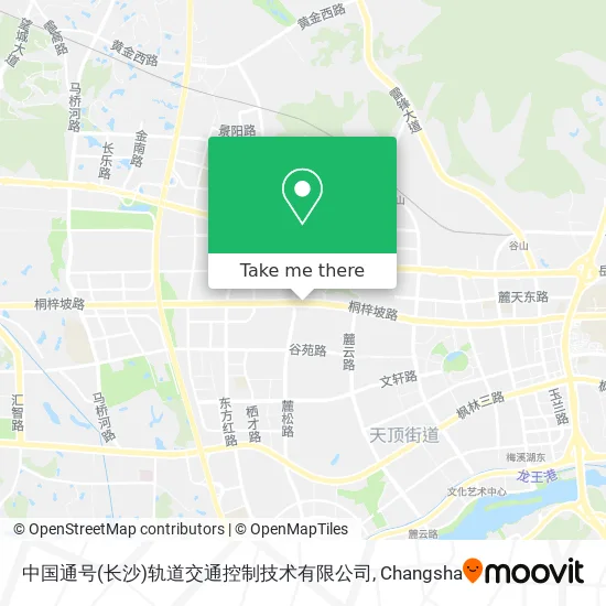 中国通号(长沙)轨道交通控制技术有限公司 map