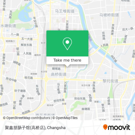 聚鑫朋肠子馆(高桥店) map