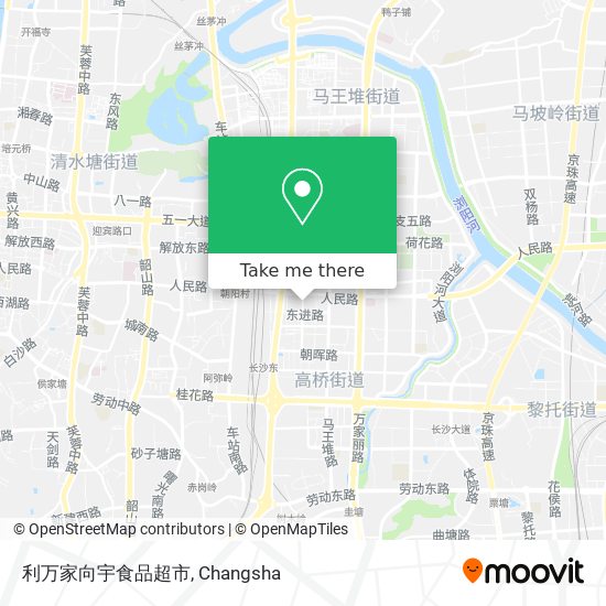 利万家向宇食品超市 map