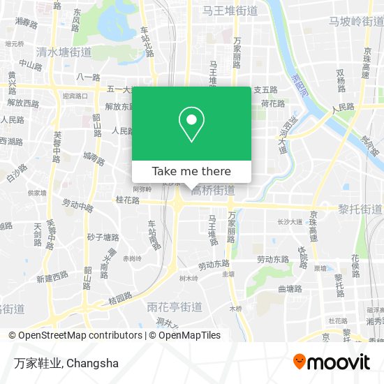 万家鞋业 map