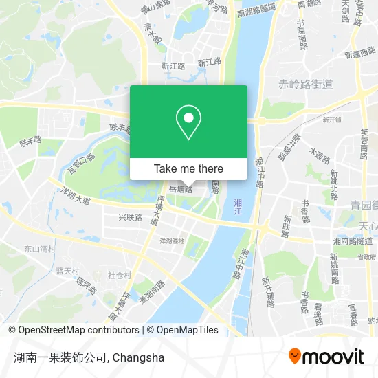 湖南一果装饰公司 map