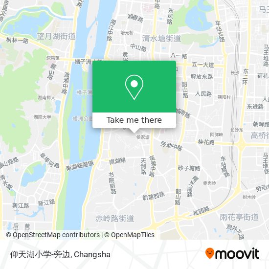 仰天湖小学-旁边 map