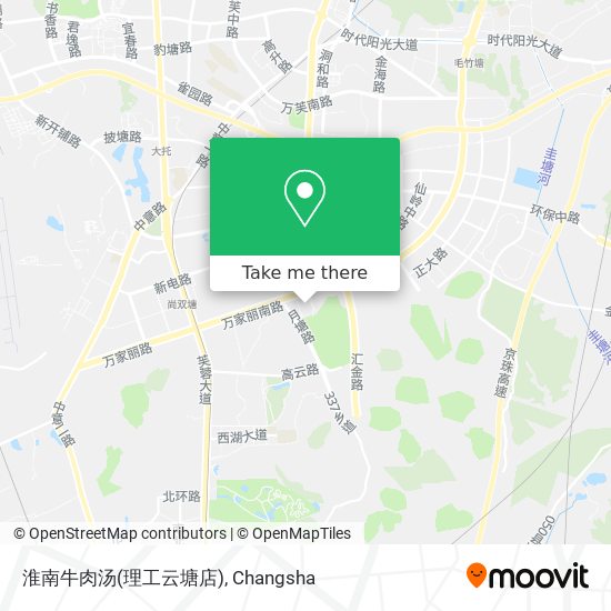淮南牛肉汤(理工云塘店) map