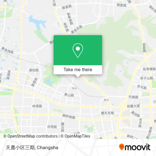 天麓小区三期 map