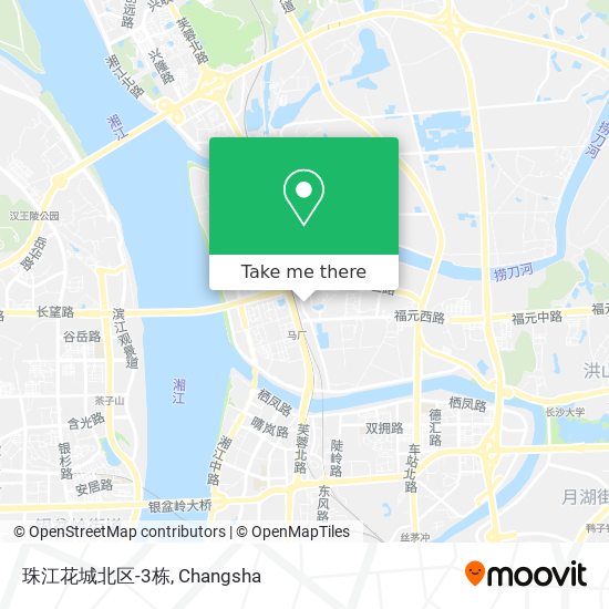 珠江花城北区-3栋 map