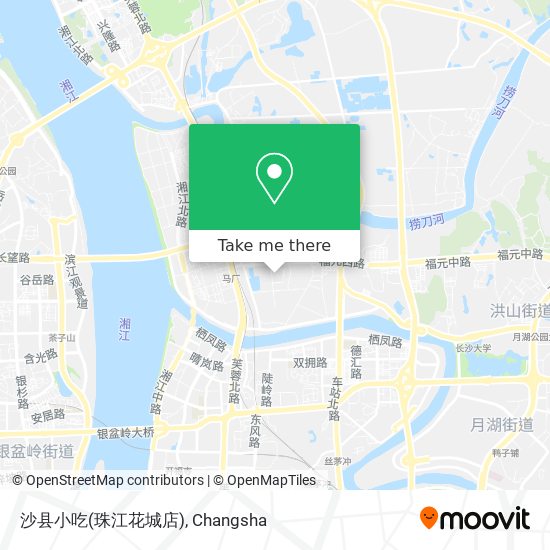 沙县小吃(珠江花城店) map