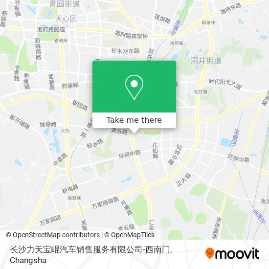 长沙力天宝崐汽车销售服务有限公司-西南门 map