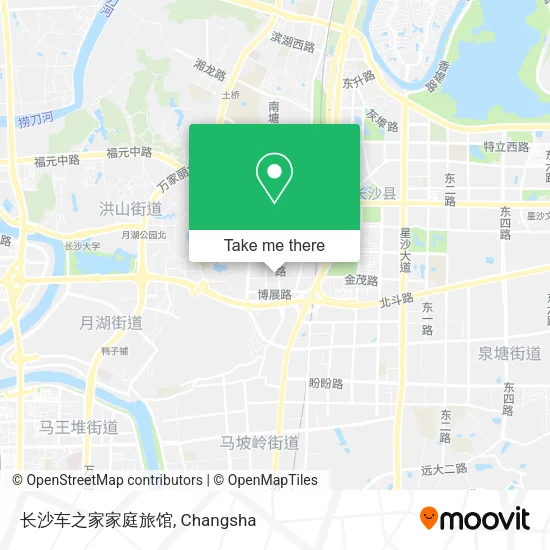 长沙车之家家庭旅馆 map