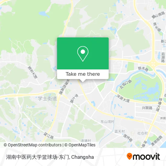 湖南中医药大学篮球场-东门 map
