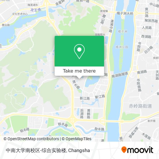 中南大学南校区-综合实验楼 map