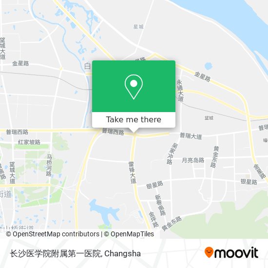 长沙医学院附属第一医院 map