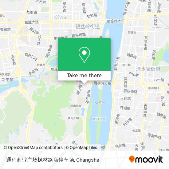通程商业广场枫林路店停车场 map