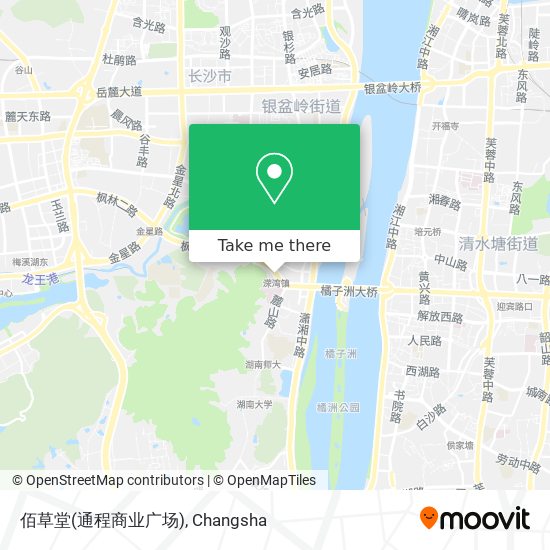 佰草堂(通程商业广场) map