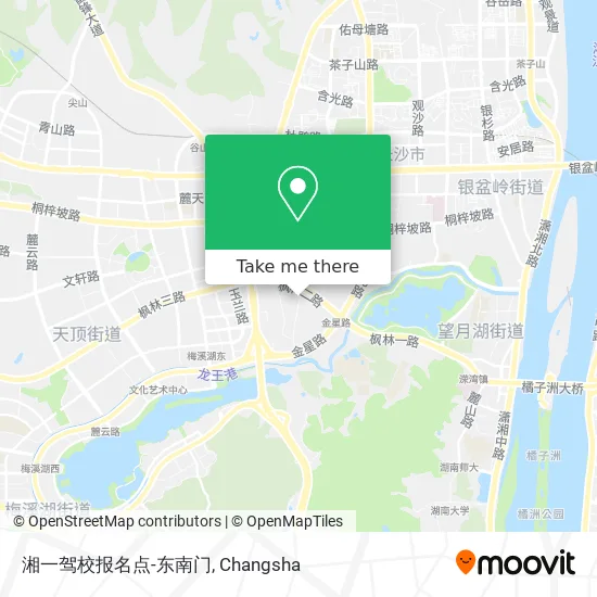 湘一驾校报名点-东南门 map
