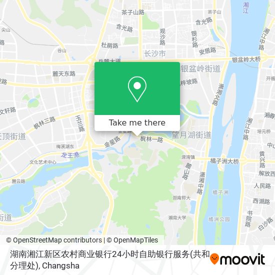 湖南湘江新区农村商业银行24小时自助银行服务(共和分理处) map
