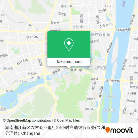 湖南湘江新区农村商业银行24小时自助银行服务(共和分理处) map