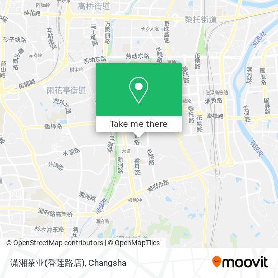 潇湘茶业(香莲路店) map