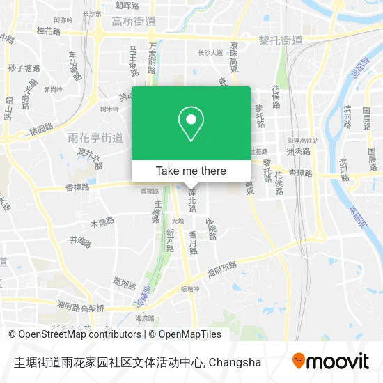 圭塘街道雨花家园社区文体活动中心 map