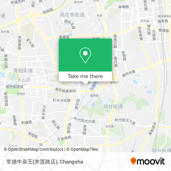 常德牛杂王(井莲路店) map