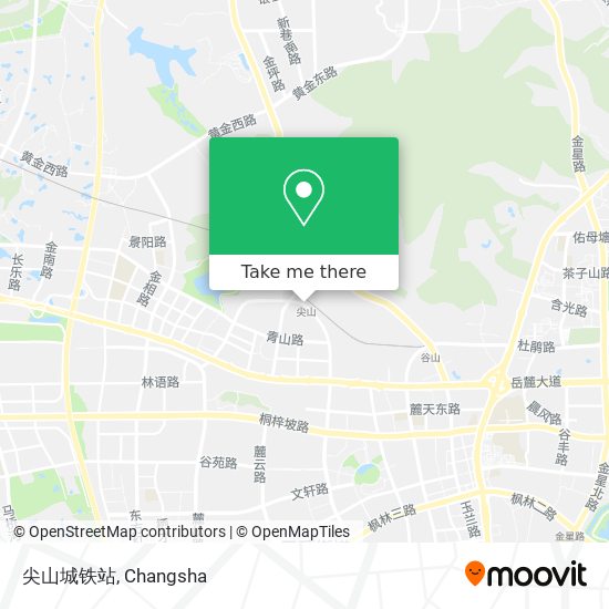 尖山城铁站 map