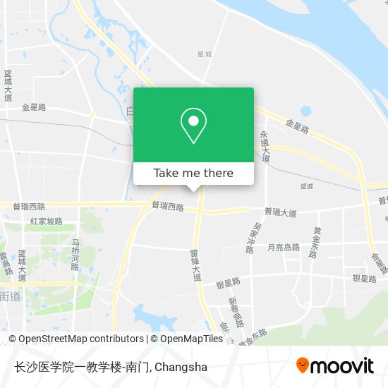 长沙医学院一教学楼-南门 map
