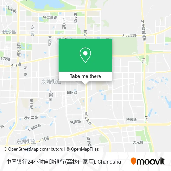 中国银行24小时自助银行(高林仕家店) map