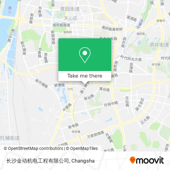 长沙金动机电工程有限公司 map