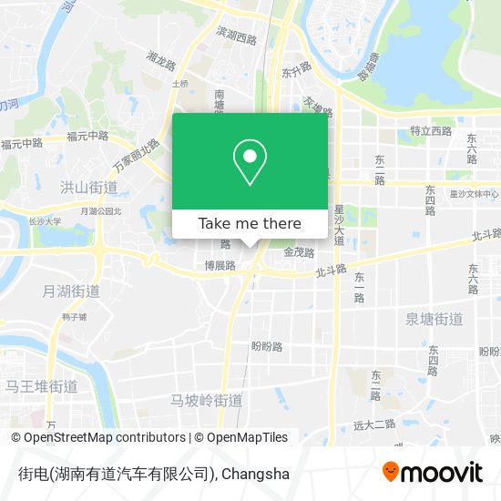街电(湖南有道汽车有限公司) map