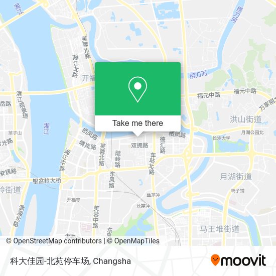 科大佳园-北苑停车场 map