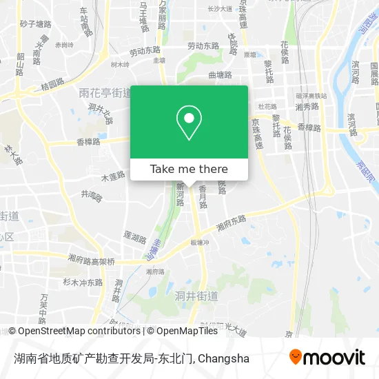 湖南省地质矿产勘查开发局-东北门 map